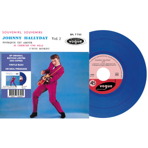 Johnny Hallyday - Souvenirs, Souvenirs (Vinyle BLEU)