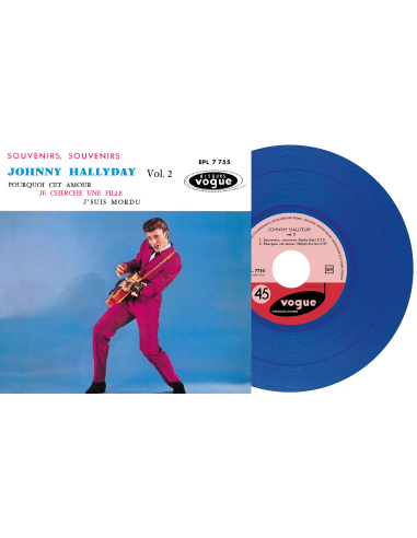 Johnny Hallyday - Souvenirs, Souvenirs (Vinyle BLEU)