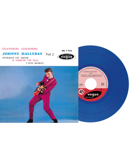 Johnny Hallyday - Souvenirs, Souvenirs (Vinyle BLEU)