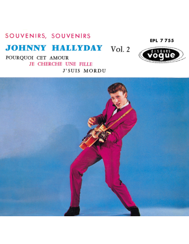 Johnny Hallyday - Souvenirs, Souvenirs (Vinyle BLEU)