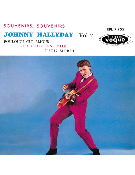 Johnny Hallyday - Souvenirs, Souvenirs (Vinyle BLEU)