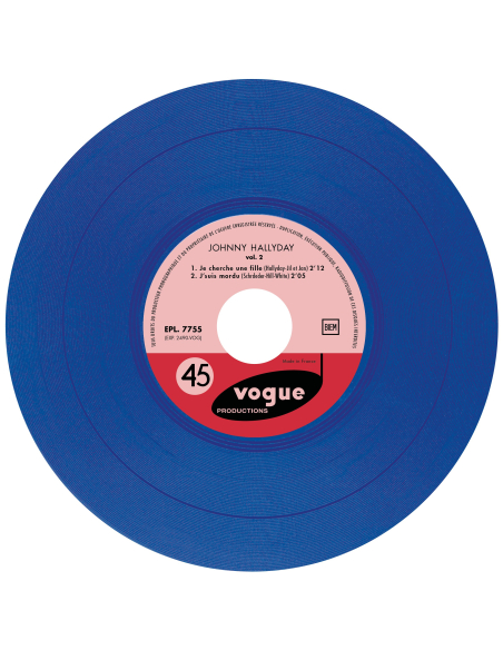 Johnny Hallyday - Souvenirs, Souvenirs (Vinyle BLEU)