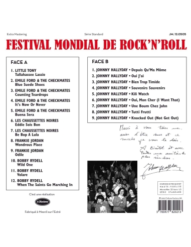 Various - Festival Mondial De Repertoire Français Du Rock 'N Roll (CD Mini LP)