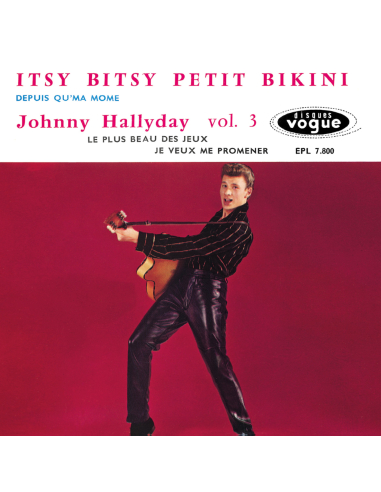 Johnny Hallyday - EP N°03 - Itsy Bitsy Petit Bikini (Vinyle 7'')