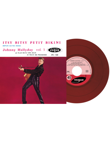 Johnny Hallyday - EP N°03 - Itsy Bitsy Petit Bikini (Vinyle 7'')