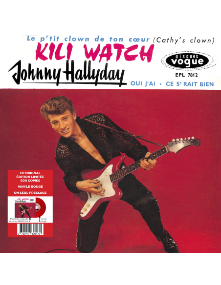 Johnny Hallyday - EP N°04 - Le P'tit Clown De Ton Cœur (Vinyle 7'')