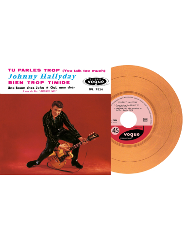 Johnny Hallyday - EP N°05 - Tu Parles Trop (Vinyle 7'')