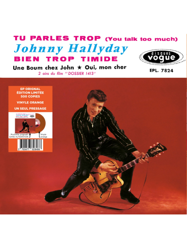 Johnny Hallyday - EP N°05 - Tu Parles Trop (Vinyle 7'')