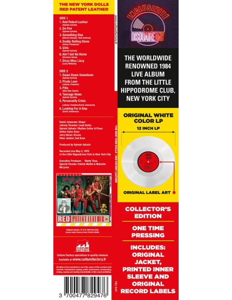 The New York Dolls - Red Patent Leather - RSD 2019 (Vinyle)