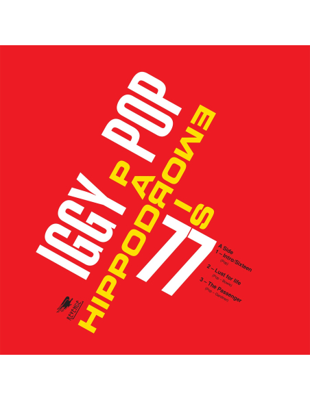 Iggy Pop - Hippodrome '77 - RSD 2019 (Vinyle)