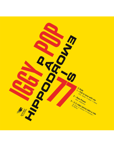 Iggy Pop - Hippodrome '77 - RSD 2019 (Vinyle)