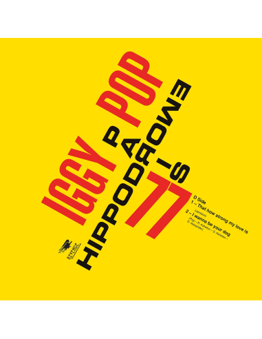 Iggy Pop - Hippodrome '77 - RSD 2019 (Vinyle)