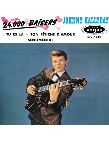 Johnny Hallyday - EP N°07 - 24 000 Baisers  