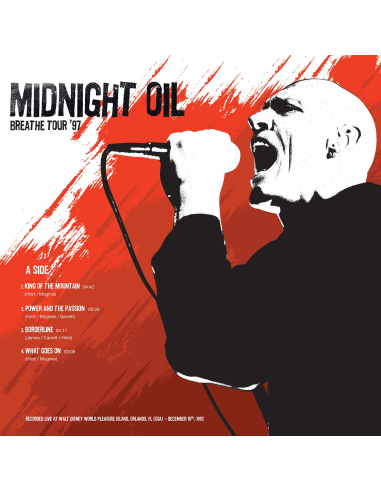 Midnight Oil - Breathe Tour '97 - RSD 2019 (Vinyle)