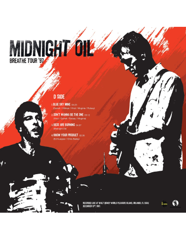 Midnight Oil - Breathe Tour '97 - RSD 2019 (Vinyle)