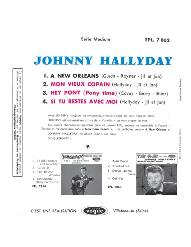 Johnny Hallyday - EP N°09 - A New Orleans