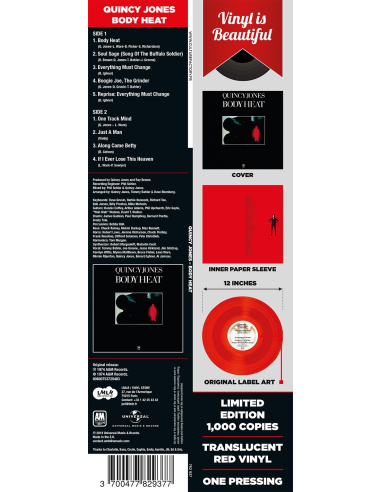 Quincy Jones - Body Heat (Vinyle)