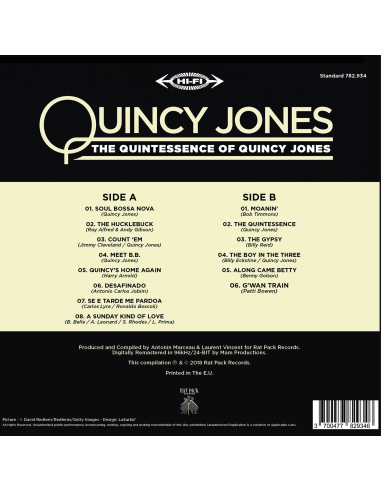 Quincy Jones - The Quintessence Of Quincy Jones (Vinyle)