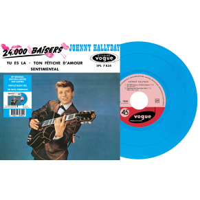 Johnny Hallyday - EP N°07 - 24 000 Baisers (Vinyle 7'')