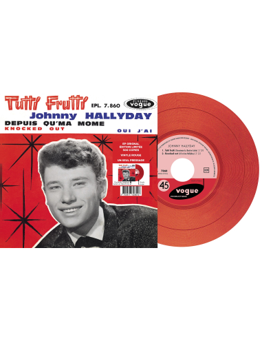 Johnny Hallyday - EP N°08 - Tutti Frutti (Vinyle 7'')