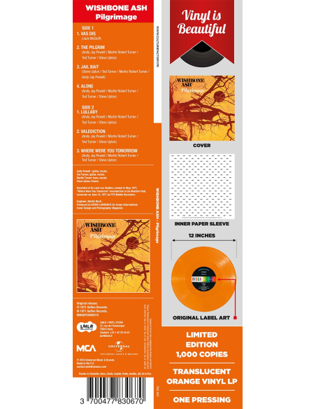 Wishbone Ash - Pilgrimage (Vinyle)