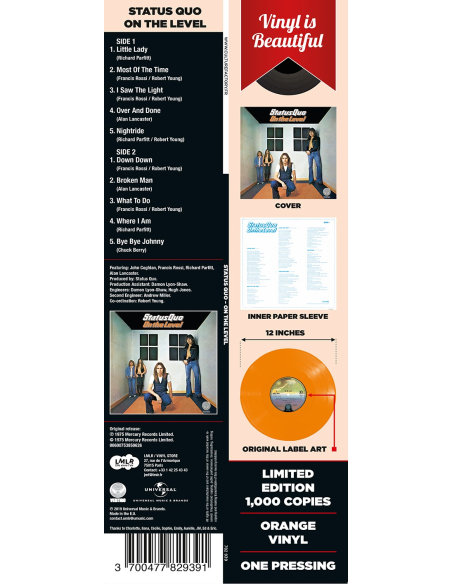 Status Quo - On The Level (Vinyle)