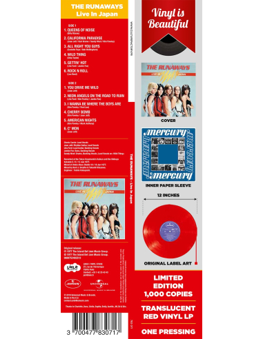 The Runaways - Live In Japan (Vinyle)