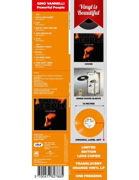 Gino Vannelli - Powerful People (Vinyle)