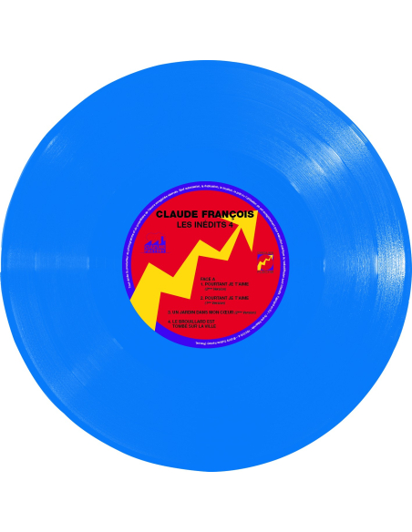 Claude François - Les Inédits 25cm Vol. 4 - Maquettes, Versions Alternatives (Vinyle 10''+ CD)
