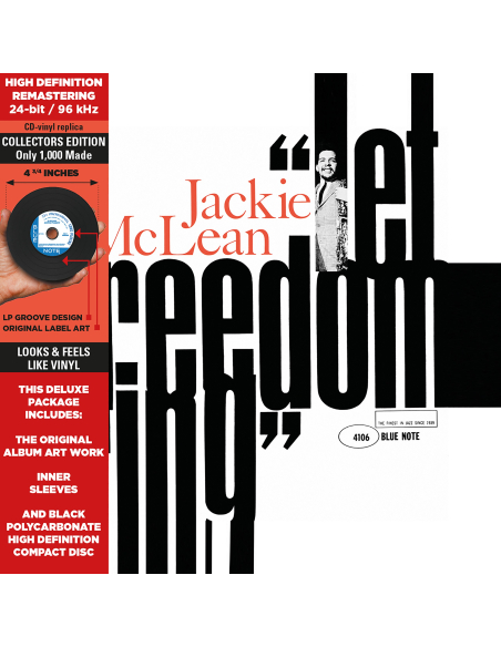Jackie McLean - Let Freedom Ring (CD Mini LP)
