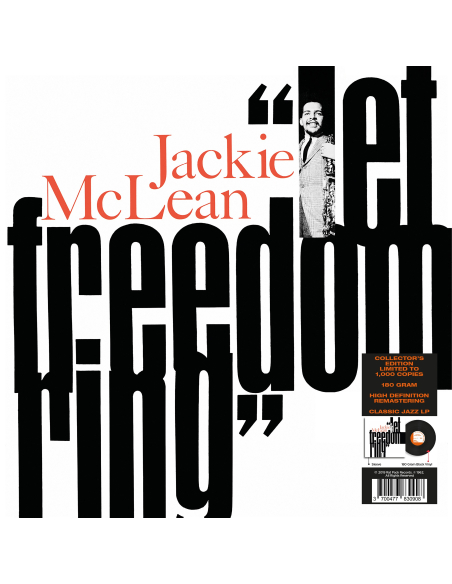 Jackie McLean - Let Freedom Ring (Vinyle)