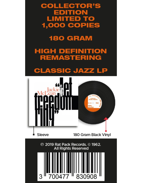 Jackie McLean - Let Freedom Ring (Vinyle)