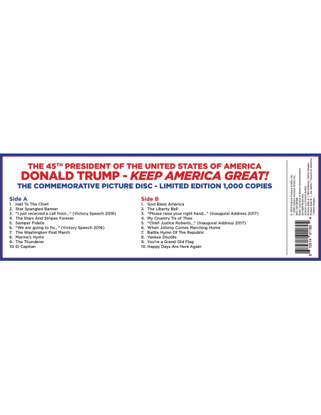 Donald Trump - Keep America Great (Vinyle)