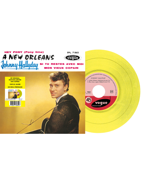 Johnny Hallyday - EP N°09 - A New Orleans (Vinyle 7'')