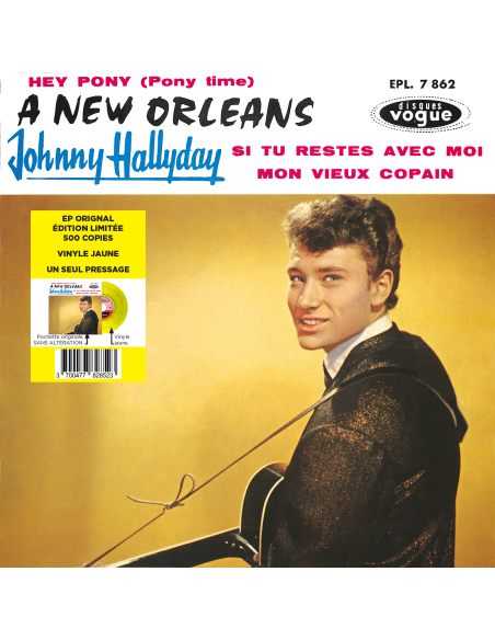 Johnny Hallyday - EP N°09 - A New Orleans (Vinyle 7'')