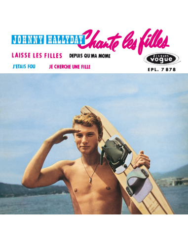 Johnny Hallyday - EP N°10 -  Johnny Hallyday Chante les Filles (Vinyle 7'')
