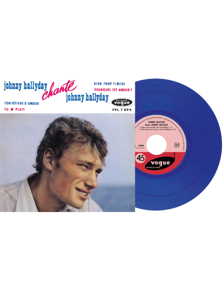 Johnny Hallyday - EP N°11 - Johnny Hallyday Chante Johnny Hallyday (Vinyle 7'')