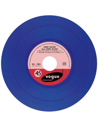 Johnny Hallyday - EP N°11 - Johnny Hallyday Chante Johnny Hallyday (Vinyle 7'')