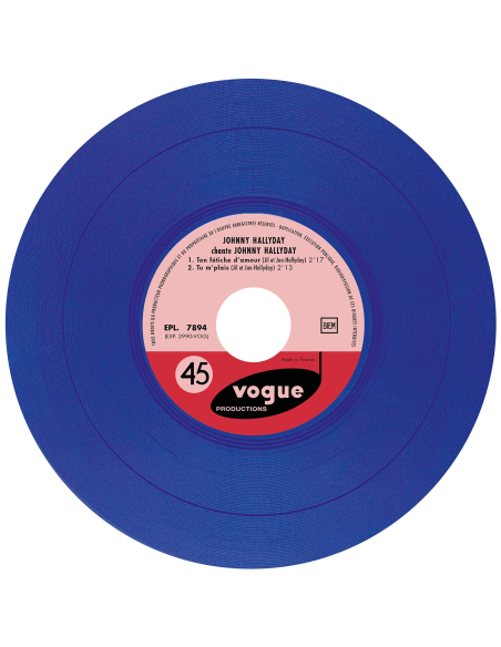 Johnny Hallyday - EP N°11 - Johnny Hallyday Chante Johnny Hallyday (Vinyle 7'')