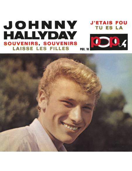 Johnny Hallyday - EP N°12 - Pop 4 - Souvenirs, Souvenirs (Vinyle 7'')