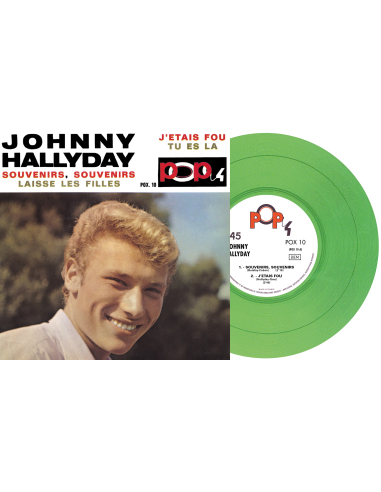 Johnny Hallyday - EP N°12 - Pop 4 - Souvenirs, Souvenirs (Vinyle 7'')
