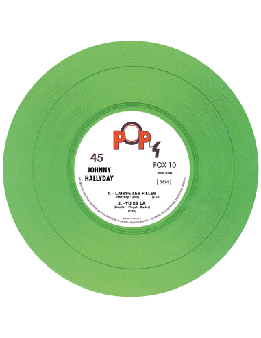Johnny Hallyday - EP N°12 - Pop 4 - Souvenirs, Souvenirs (Vinyle 7'')