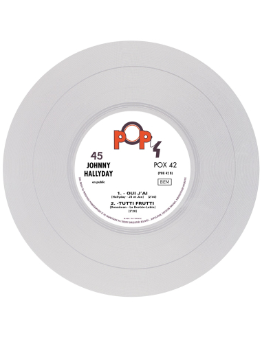 Johnny Hallyday - EP N°13 - Pop 4 - Concert De Rock (Vinyle 7'')