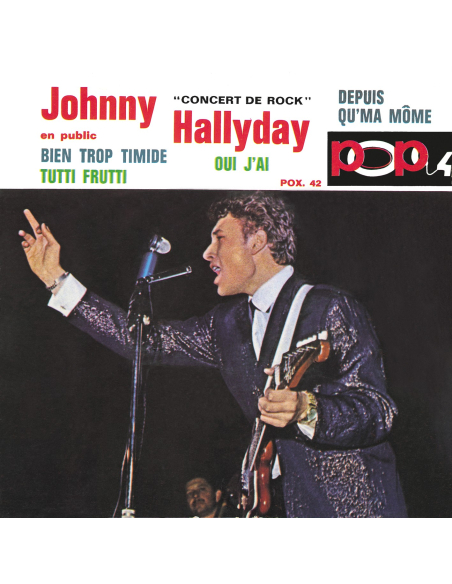 Johnny Hallyday - EP N°13 - Pop 4 - Concert De Rock (Vinyle 7'')