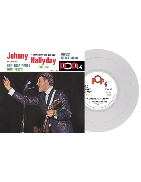 Johnny Hallyday - EP N°13 - Pop 4 - Concert De Rock (Vinyle 7'')