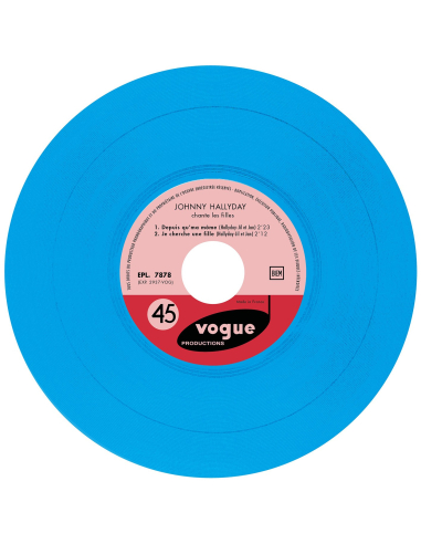 Johnny Hallyday - EP N°10 -  Johnny Hallyday Chante les Filles (Vinyle 7'')