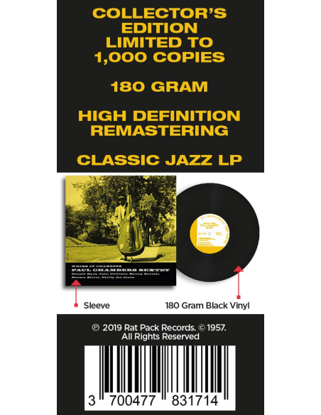 Paul Chambers Sextet - Whims Of Chambers (Vinyle)