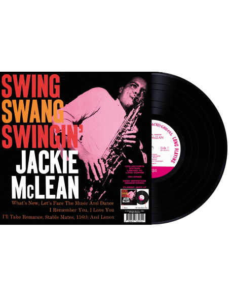 Jackie McLean - Swing, Swang, Swingin' (Vinyle)