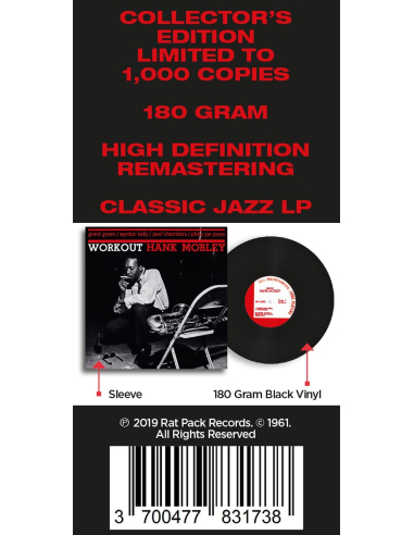 Hank Mobley - Workout (Vinyle)