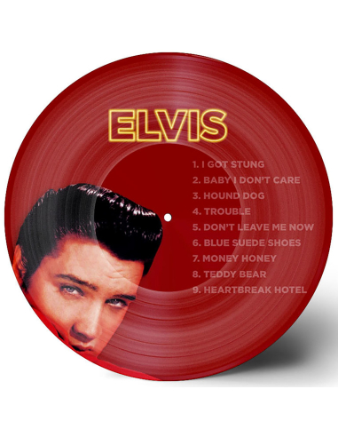 Johnny Hallyday & Elvis Presley - Quand Johnny Reprend Elvis - Picture Disc Rouge (Vinyle)